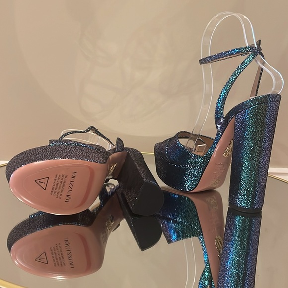 Aquazzura Sinner 140 platform heeled sandals sz 35.5 - Picture 13 of 17